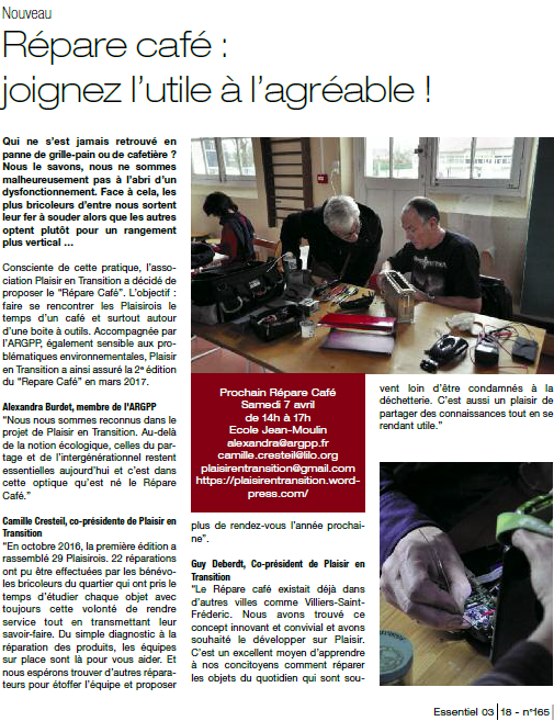 Répare café mars 2018