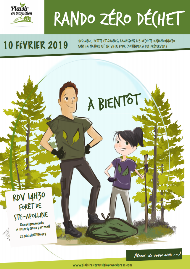 Rando Zéro Déchet Forêt de Ste Appoline (78370 Plaisir) le 10 février 2019