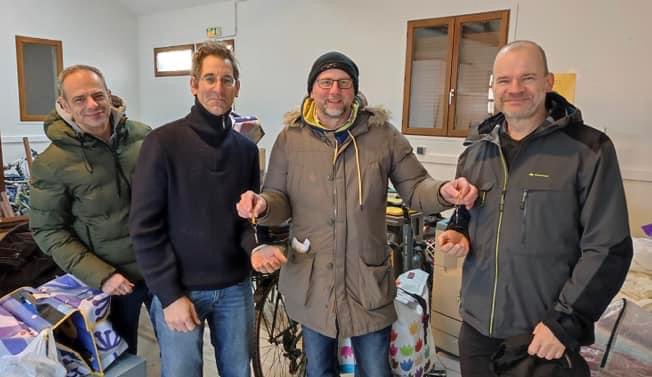 Alain, Thomas, Jean-Chistophe et Christophe.